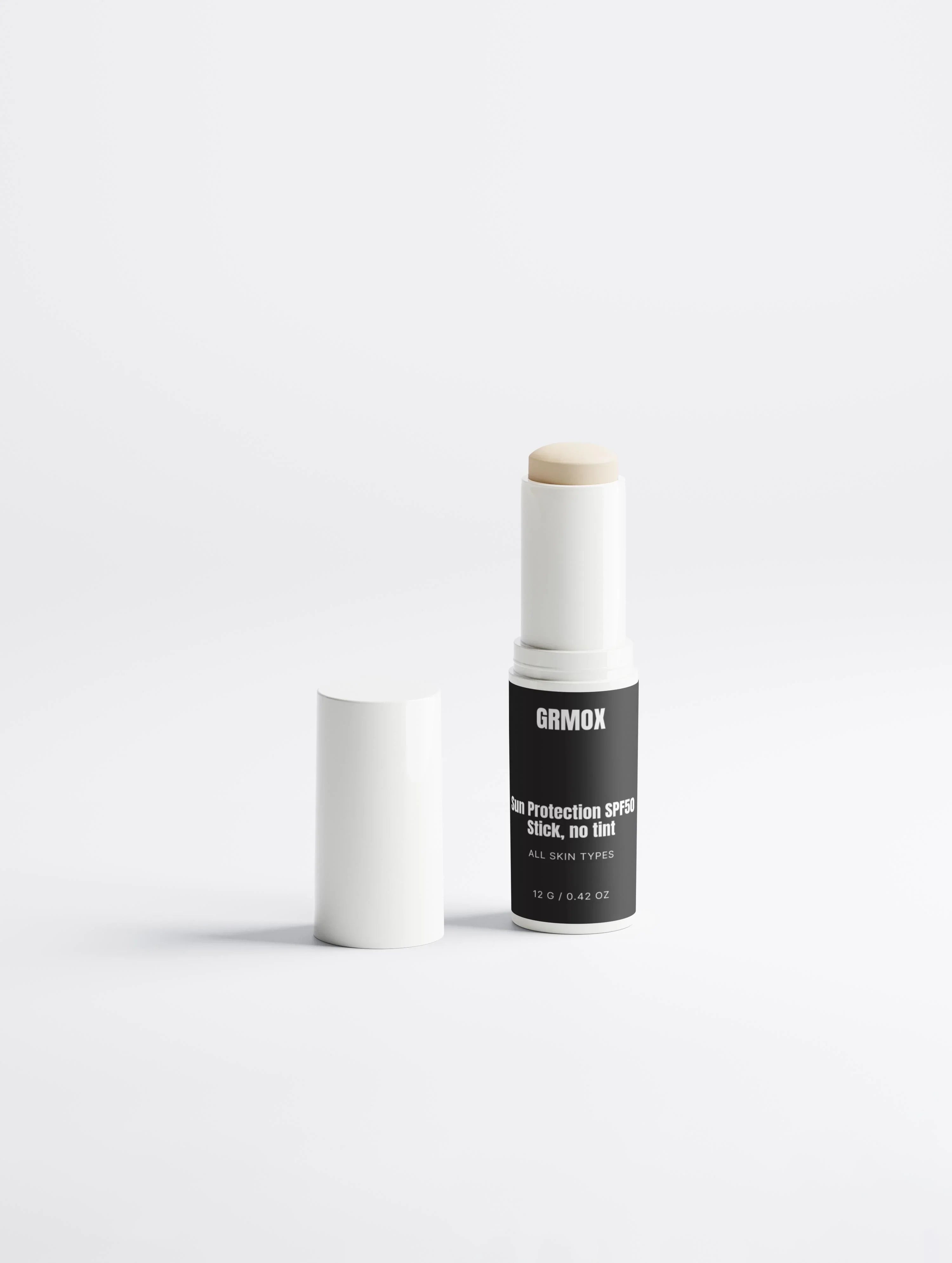 GRMOX Sun Protection SPF50 stick, no tint, all skin types, 12g