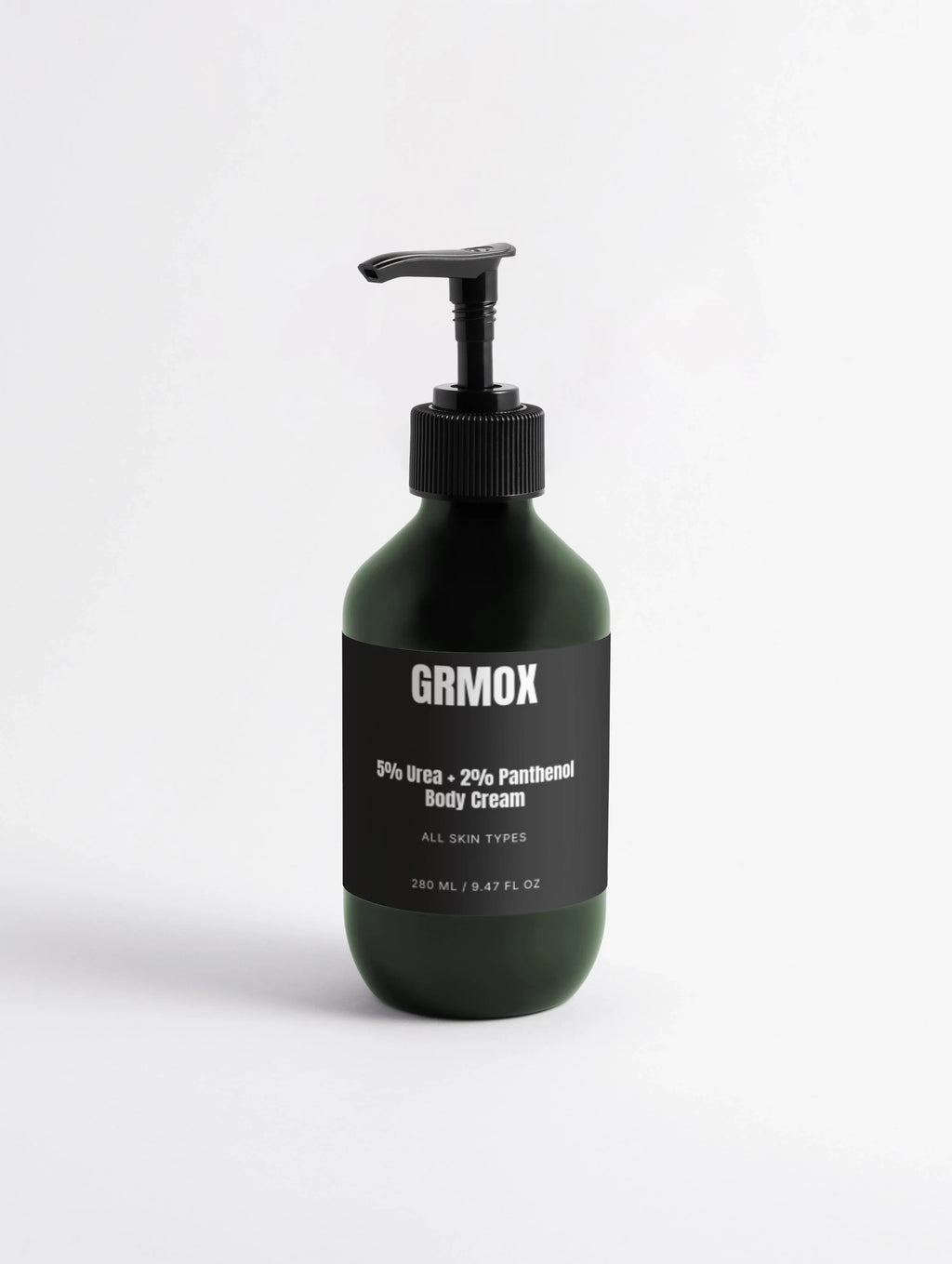 GRMOX 5% Urea + 2% Panthenol Body Cream for all skin types, 280ml pump bottle
