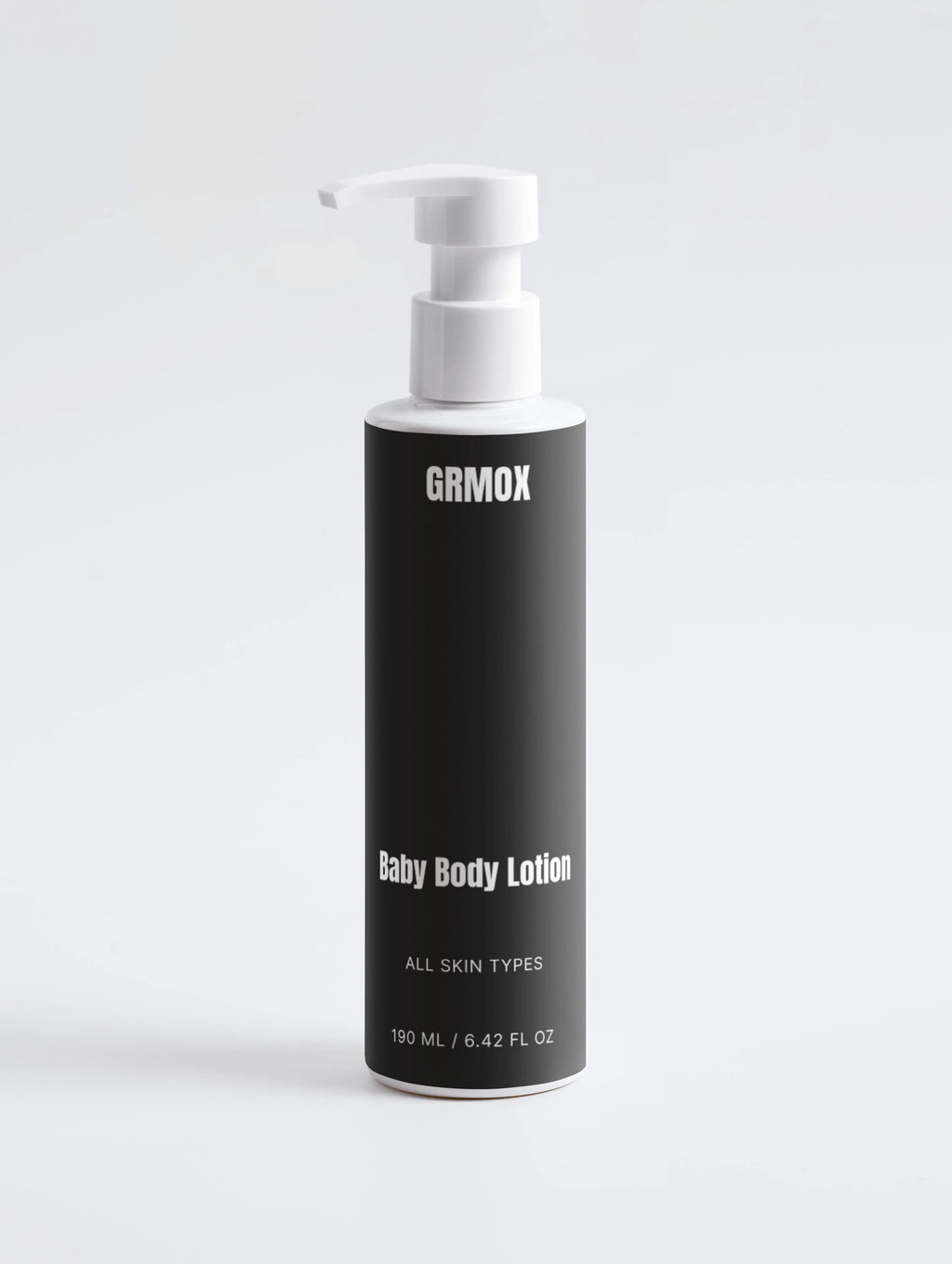 GRMOX Baby Body Lotion for all skin types, 190ml pump bottle, gentle moisturizer