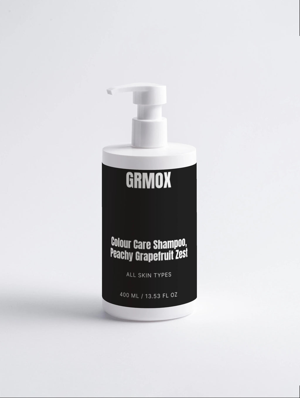 GRMOX Colour Care Shampoo, Peachy Grapefruit Zest, 400ml pump bottle for all skin types