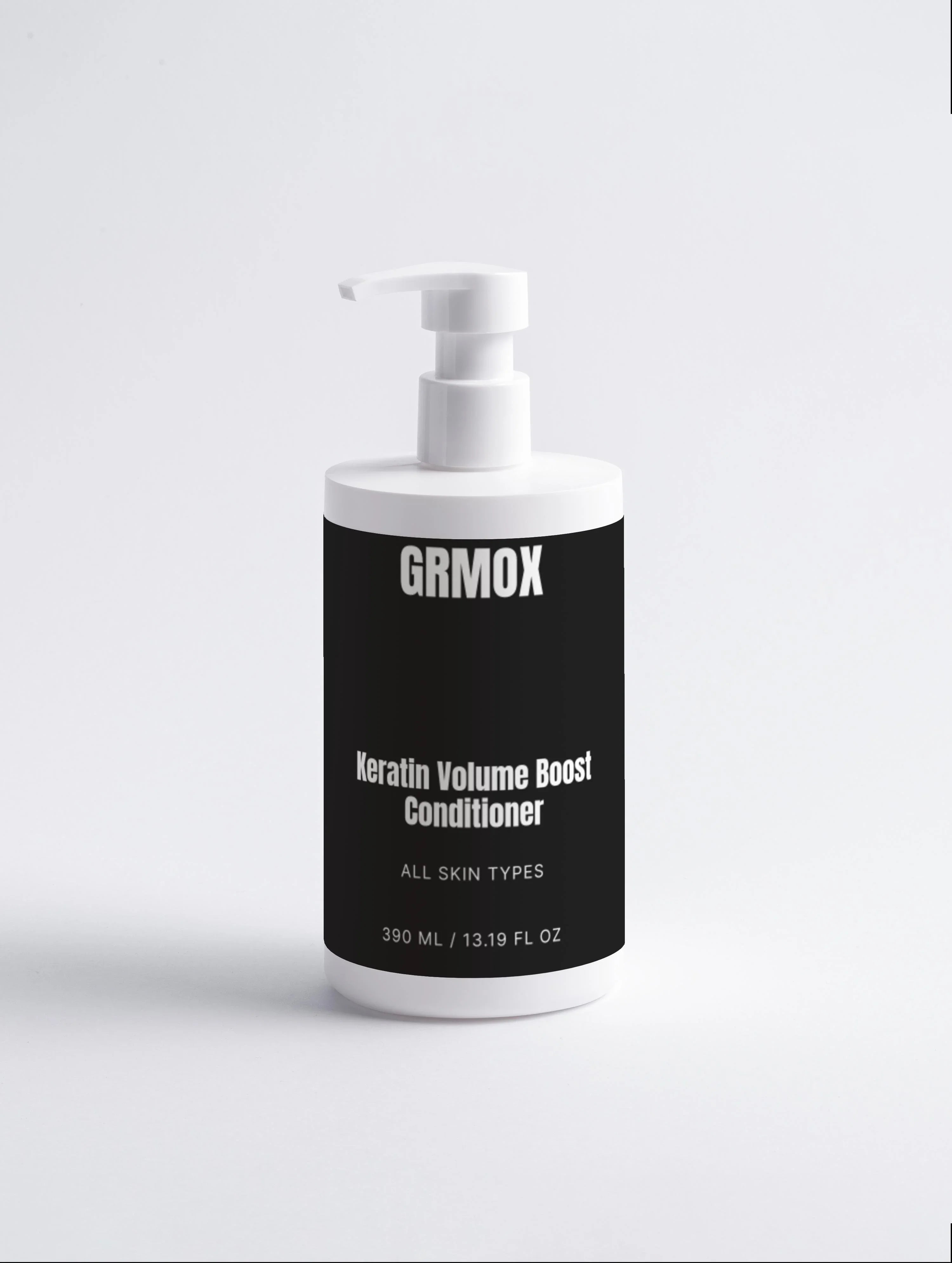 GRMOX Keratin Volume Boost Conditioner for all skin types, 390ml pump bottle